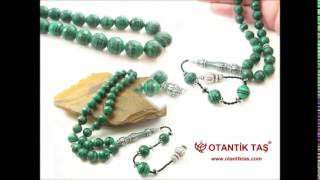 MALAKİT TAŞI TESBİH OTANTİK TAŞ