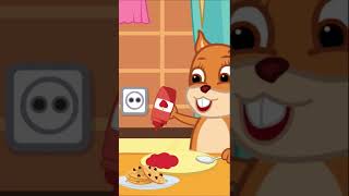 Famille d'Écureuil - Cuisson des pizzas Animé 2022 en Français