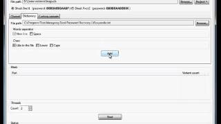 Reset Excel password