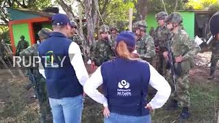 Colombia: 180 captured soldiers released by coca growers in Tibu