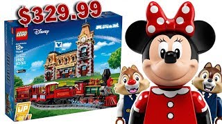 ЛЕГО ДИСНЕЙ ПОЕЗД И СТАНЦИЯ! ДОРОГОЙ LEGO DISNEYLAND ДОМА!