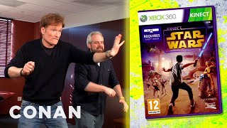 Clueless Gamer: Conan Reviews "Kinect Star Wars" - CONAN on TBS