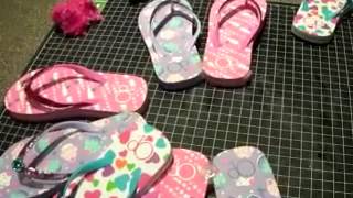 flip flop door wreath