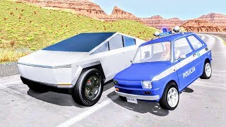 Crazy Police Chases #105 - BeamNG Drive Crashes