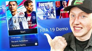 ДА!! Я ТОЖЕ ПОИГРАЛ В ДЕМКУ ФИФА19!!