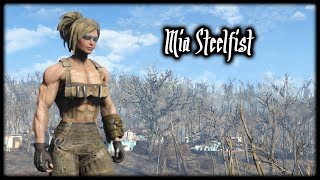 Fallout4, Mia Steelfist. Let's play EP11 - Literal Raider genocide lmao
