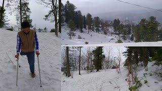 How to walk with Crutches in Snow?