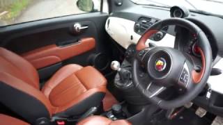 2013(13) ABARTH 595 TURISMO 3 DOOR HATCHBACK PEARL WHITE PETROL MANUAL