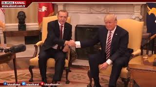 Erdoğan, Amerikan Başkanı Trump ile telefonda görüştü