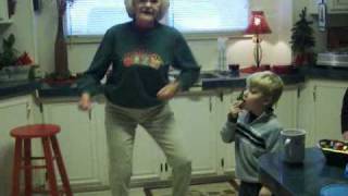 Granny passing down secret family dance steps