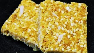 तिळाच्या वड्या  | TilGul Vadi | Til Sankri | Til Chikki | madhurasrecipe
