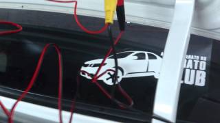 Подключение камеры заднего вида на Kia Cerato\Forte 2gen and Witson TS7528