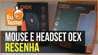Dois gadgets: Mouse Steel MS305 e Headset BIT HS206 da oex! - Resenha EuTestei