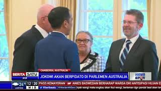 Tiba di Australia, Jokowi Disambut David Hurley