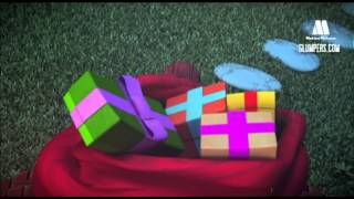 Desenhos crianças do natal - Gobo Claus, Papai Noel.