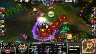 LoL Oceanic S3 Championship - HotSoggyDecimate vs Miasma - Game 1
