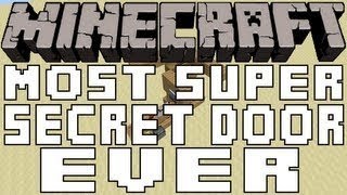 Minecraft 1.7.4 | Best Secret Door Tutorial