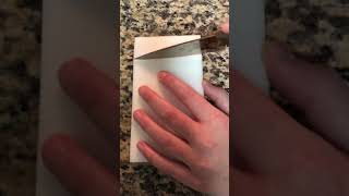 Cutting a magic eraser ASMR