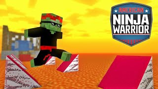 Monster School : AMERICAN NINJA WARRIOR Challenge - Minecraft Animation
