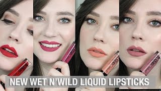 NEW! Wet n'Wild Catsuit Liquid Lipsticks | First Look
