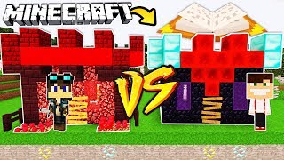 ZAMEK NETHERU VS ZAMEK ENCHANTU W MINECRAFT!