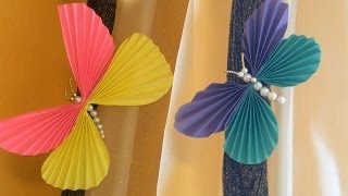Бабочки своими руками / Поделки из бумаги и бисера