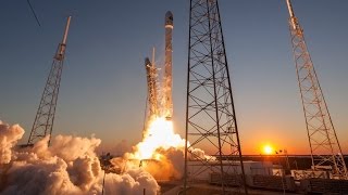 Space-X Falcon 9 - Liftoff / Prelaunch Footage - Inmarsat 5 F4 Launch Mirror And Discussion - Part 0