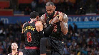 New Cavs Beat Thunder! LeBron 37 Points Near Triple Double! 2017-18 Season