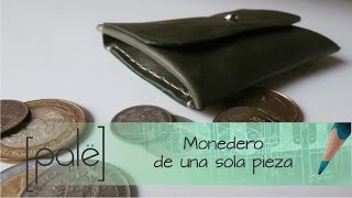 Monedero en Cuero (Moldes para descargar gratis)#cuero #hechoamano  #moldesgratis #leather