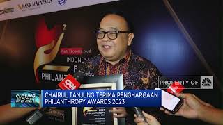 Chairul Tanjung Terima Penghargaan Philanthropy Awards 2023