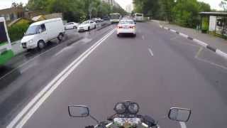 Катаюсь по Москве на хонде сб400 \ moscow bike trip on honda cb 400