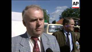 GERMANY: ESCHEDE: RESCUE OPERATION HAMPERED BY FALLEN BRIDGE (2)