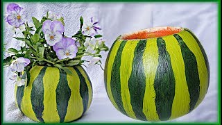 Сочная ваза/вазон из бетона. Украшения для сада своими руками
