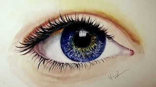 Eye - Watercolour painting