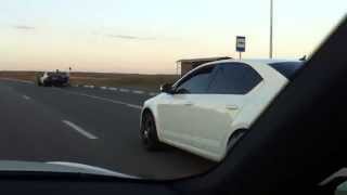 Сток Audi A3 1.8(180) мех.6 VS Сток Octavia A7 1.8(180) DSG7 (ручной режим)