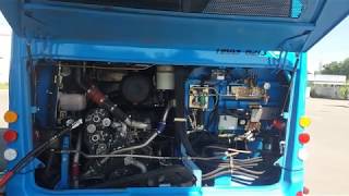 Обзор моторного отсека автобуса Лиаз 6213.71