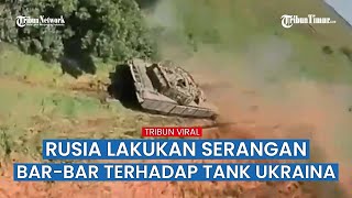 Tembakan Bar-bar Rusia Habisi Kendaraan Tempur Ukraina di Zaporozhye