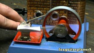 Starting and Running a Wilesco D6 Model Steam Engine (how to start)