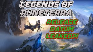 Legends of Runeterra News - Release Datum Leaked?! | LoR Beta Deutsch / German