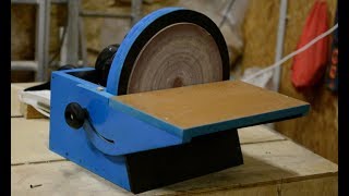 Fabrication d'une ponceuse lapidaire (en bois)