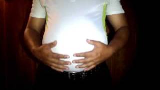 Man Stuffing Belly