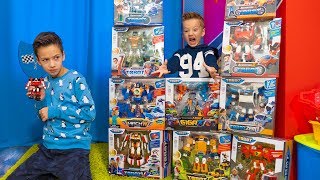 Давид в ШОКЕ! Игрушки Все ПРОПАЛИ! Kids playing in toy TOBOTs