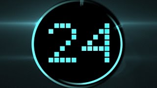 Countdown Timer LED 30 sec ( v 187 ) blue clock timer with sound effects HD  █▬█ █ ▀█▀