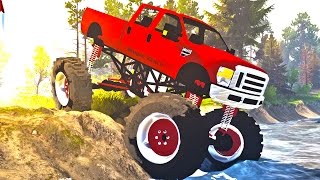 ОГРОМНЫЙ БИГФУТ FORD F350 ЗАСТРЯЛ В ГРЯЗИ
