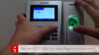 Secure E21-C : Finger Scan Time Attendance