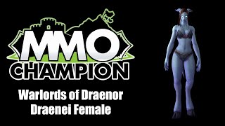 Warlords of Draenor - Draenei Female Character Model Preview