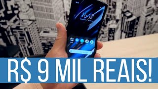 R$ 9 MIL REAIS: o Motorola Razr já pode ser comprado no Brasil.