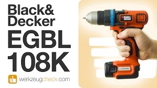 Hält der günstige B&D-Schrauber, was er verspricht? (Black&Decker EGBL108K Hands-On)