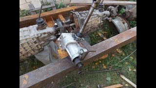 Самодельный трактор.Процесс сборки.Переделал рулевой редуктор #22.