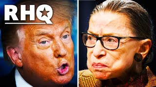 Trump Claims Democrats FAKED Ruth Bader Ginsburg's Dying Wish